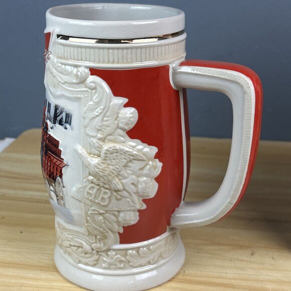 2014 Budweiser Holiday Stein "Holiday Lane" New In Box w/COA - Picture 6 of 13